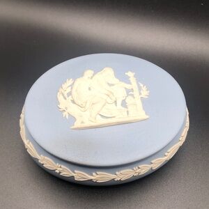 Wedgwood Blue and White Keepsake Box